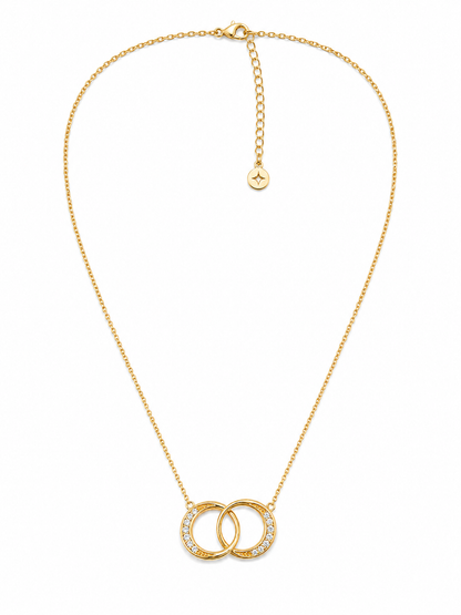 Double Moon Necklace