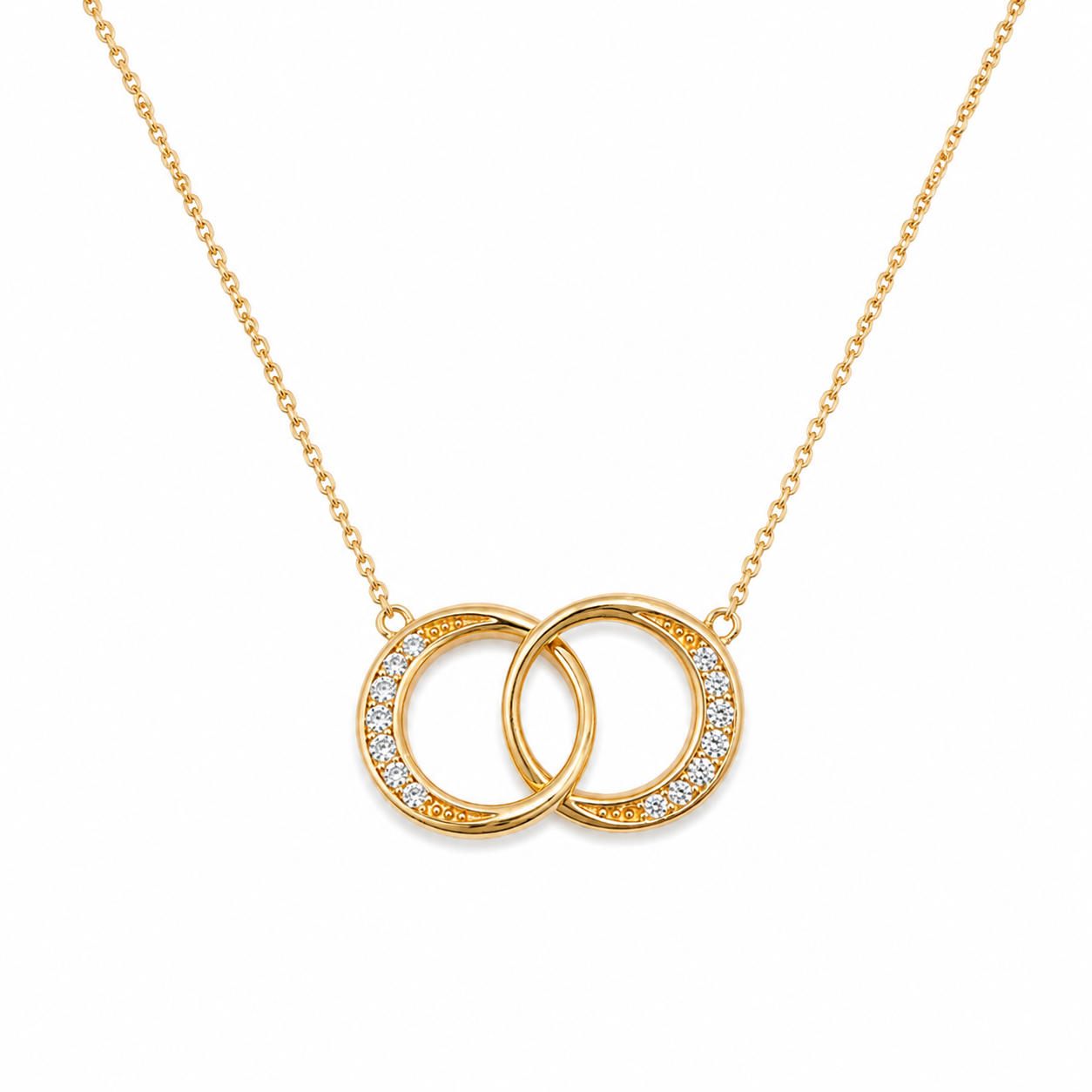 Double Moon Necklace