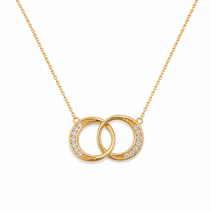 Double Moon Necklace