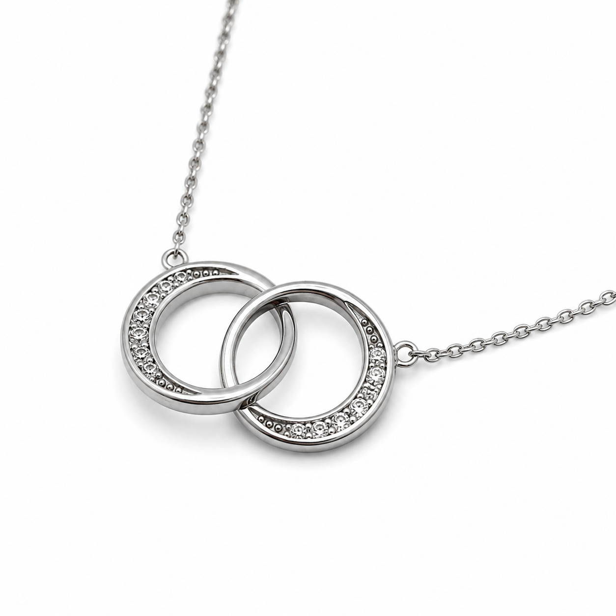 Double Moon Necklace